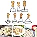 NDNCZDHC 7PCS/Set Dumpling Molds, Portable Cookies Cutter Biscuits Mould Ravioli Molds for Kitchen
