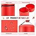 Honeydak Megaphone Storage Bag with Handle Thick Imitation Nylon Waterproof Megaphone Speaker Bag for Football Basketball Homecoming Squad Team Party Dance Club Parade Competition, Red