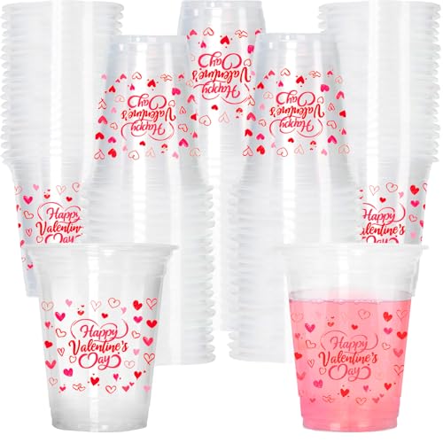joy akkess 50 Pcs Valentine's Day Plastic Cups...