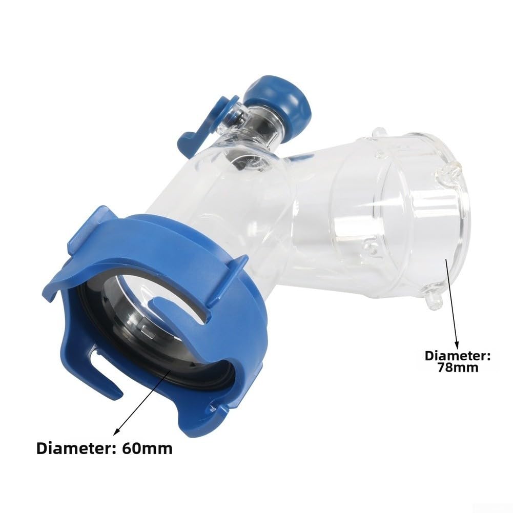 45 Degree - Detergente per serbatoio di camper con guarnizione in gomma sigillata e filtro filtro, flusso d'acqua regolato (set)
