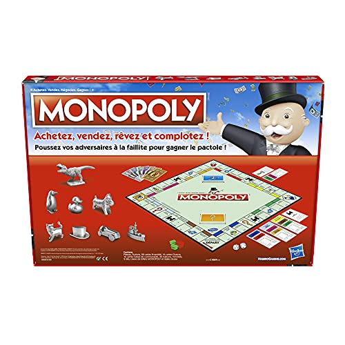 Monopoly-Jeu-de-Plateau-Familial-pour-Enfants-et-Adultes-Jeux-familiaux-2-a-6-Joueurs-Jeux-de-strategie-pour-garcons-et-Filles-a-partir-de-8-Ans Monopoly Classique : L'Incontournable Jeu de Plateau Familial – Image 7