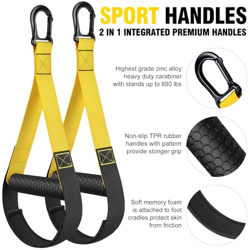 Coobons Home Resistance Training Kit, Bodyweight Resistance Bands With Handles, Door Anchor, Resistance Trainer Fitness Straps For Full-Body Workout, Heavy Duty Exercise Bands For Home Gym Workout Equipment thumb #1