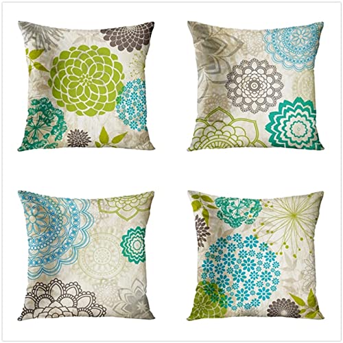 lewwmn �N�b�V�����J�o�[ �k�� 4���Z�b�g ���R�z���ɐ����� 30x30cm �C���e���A ���� �V���v�� ���z�c�J�o�[������� �N���V�b���_���N �\�t�@�w�����K�_�炩 12x12in