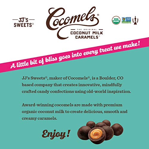 image for Cocomels Chocolate Sea Salt Cocomel Bites, Organic, Dairy Free, Vegan,