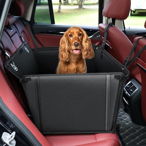 Seggiolino Auto per Cane per Fiat Panda III (319, facelift 2020) 2020-2024, Impermeabile Traspirante Pieghevole Pet Auto Viaggi Sedile Proteggere Sedile di Automobile