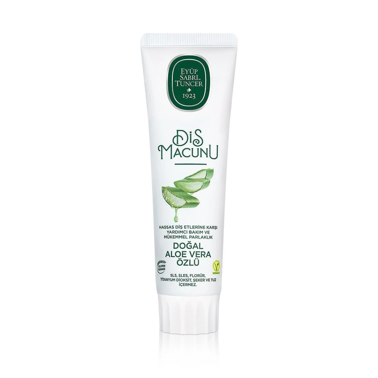 Eyüp Sabri Tuncer Doğal Aloe Vera Özlü Diş Macunu 90 ml - Yeni