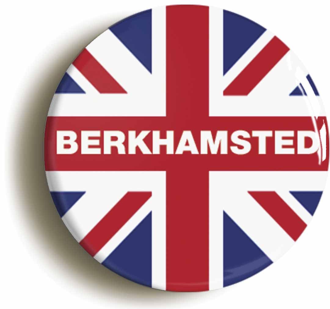 Berkhamsted Union Jack Fridge Magnet (Circular 2inch / 50mm Diameter)