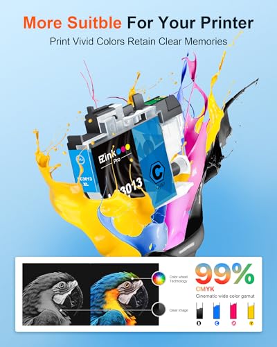 Image of E-Z Ink Pro Compatible for Brother LC3013 Ink Cartridges LC3011 LC3013XL