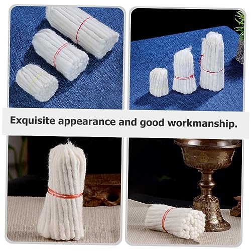 Mechas para lámparas de aceite de algodón Lurrose 5 pcs miniatura 3