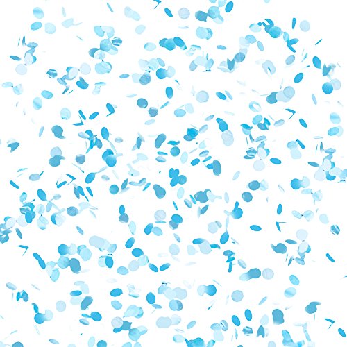 PROLOSO 36" Gender Reveal Powder & Confetti Balloons for Baby Shower - Come with Pink and Blue Powder & Confetti