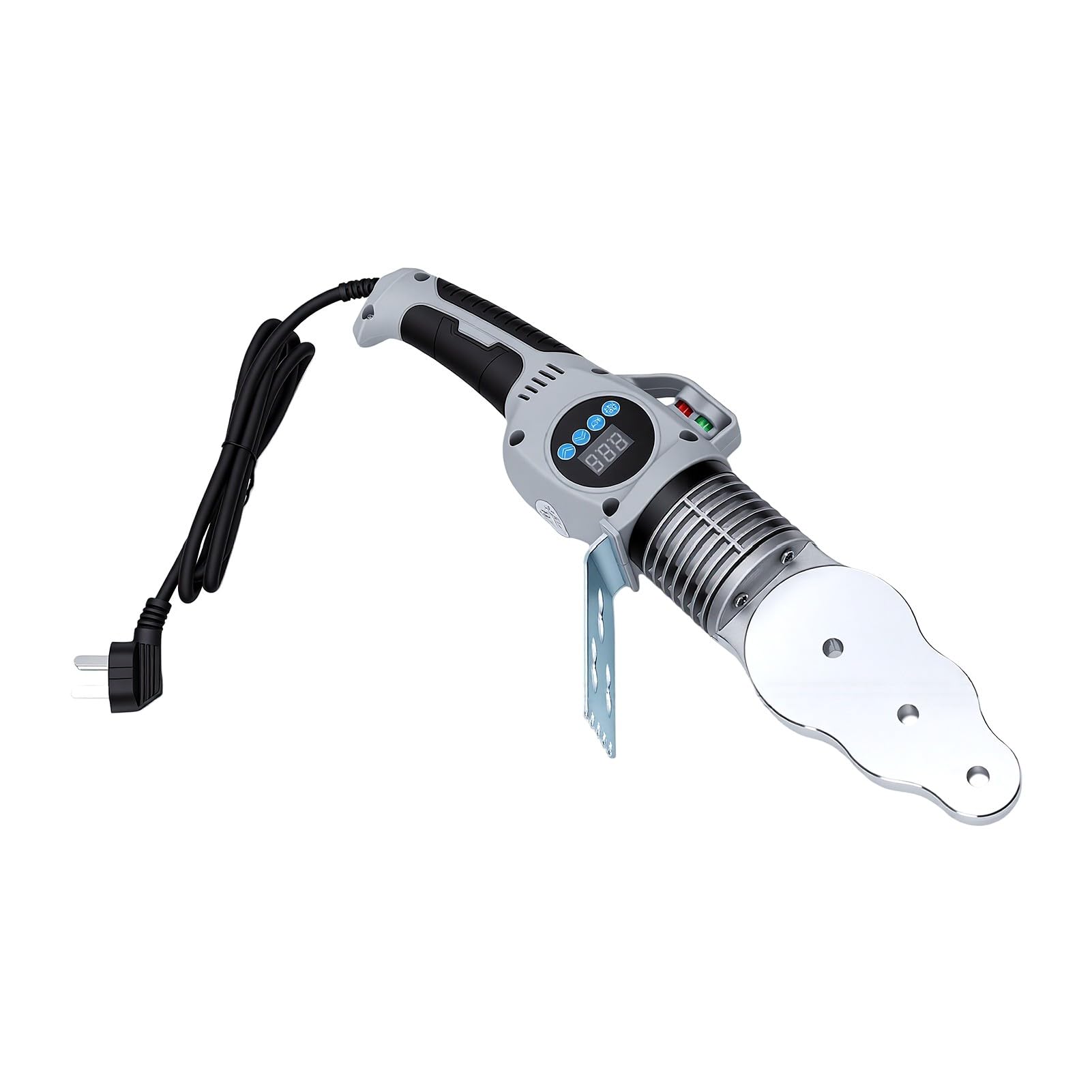 Garosa Zgrzewarka do Rur z Tworzyw Sztucznych, Moc Wyjściowa 1500 W, Spawarka Gniazdowa, 15-minutowy System Chłodzenia W Kształcie Koła z Podgrzewaniem Wstępnym, Obudowa Aluminiowa, do (wtyczka UE)