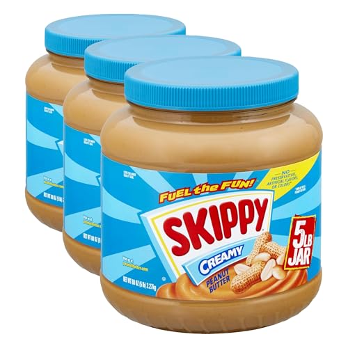 Image of SKIPPY Creamy Peanut Butter, 5 Pound (Pack of 3)