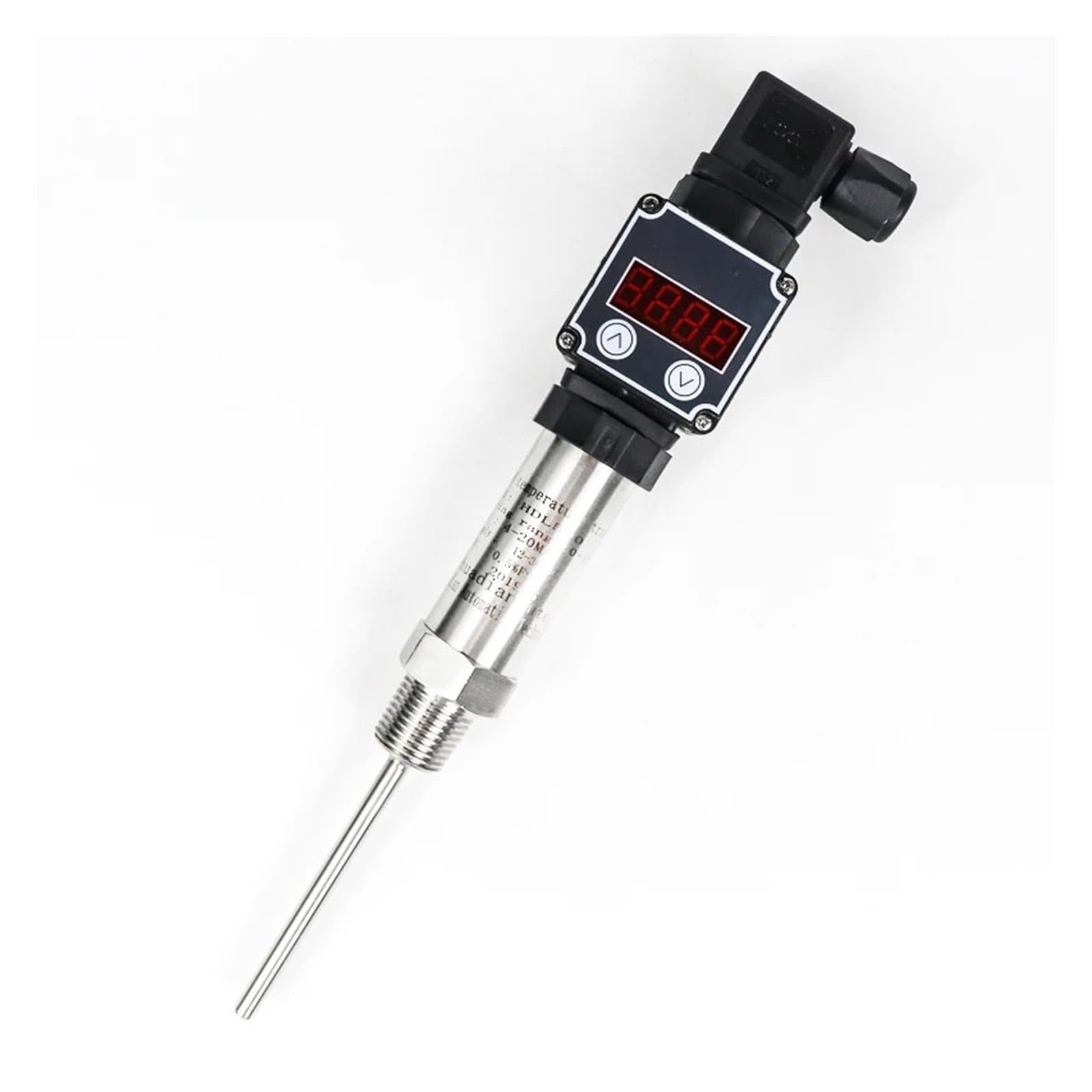 Transmisor de Temperatura líquida 4-20mA Pt100 Sensor de Temperatura del Agua Pantalla LCD(0-400 °C 0-10V)