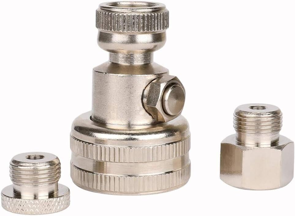 Tire Valve Adapter Kit Tractor Tire Tube Air Water Adapter Valve Stem Tool Kit