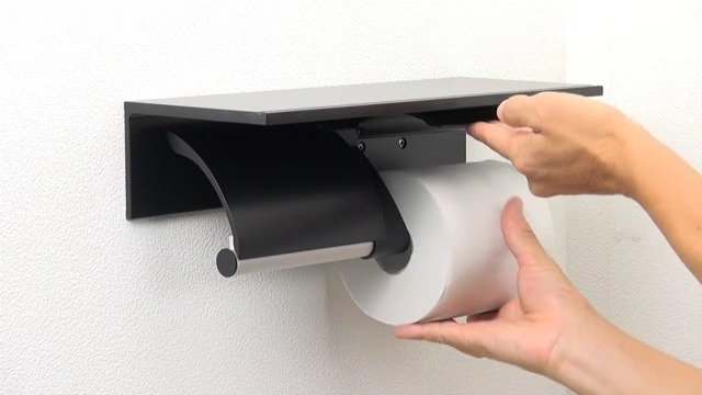 Amazon | カクダイ ツインペーパーホルダー 203-016-D ブラック
