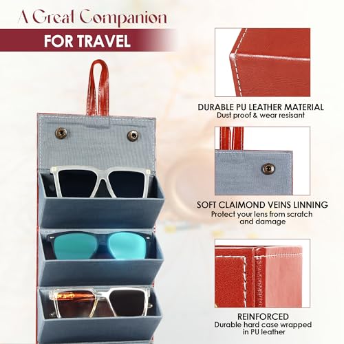Image of ALAWO Sunglass Box Organizer Holder Case