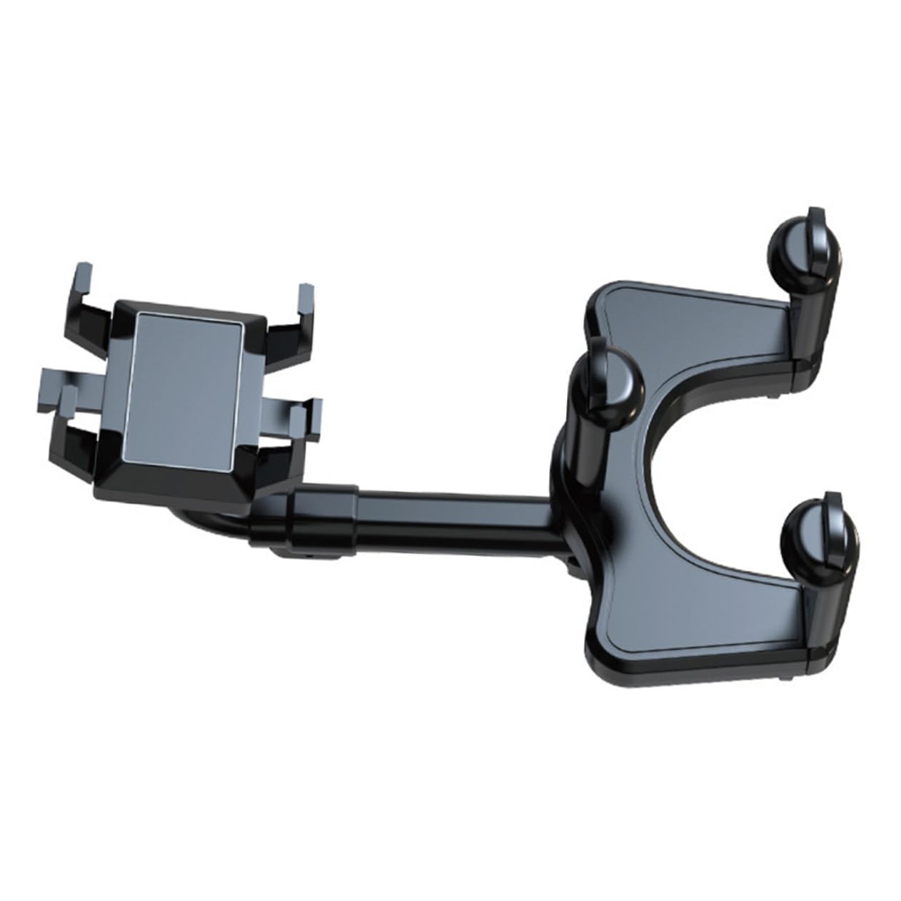Supporto Per Telefono Da Auto Clip, Girevole Antiscivolo Per Cruscotto, Supporto Gps Stabile Per Guida Sicura e Navigazione Facile, Nero