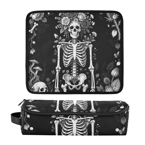 Bolsa de viaje para herramientas de cabello con tapete resistente al calor miniatura 3