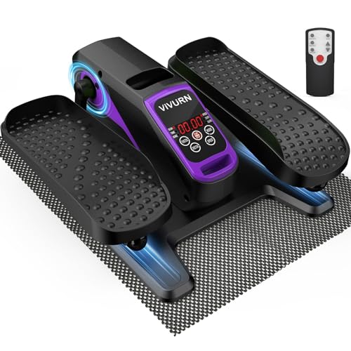 Image of VIVURN-018 Under Desk Elliptical 12 Speed 5 Modes Mini Motorized Leg Exerciser While Sitting for Seniors As Seen on TV with Non-Slip Mat Quiet & Portable Electric Pedal Exerciser for Home and Office