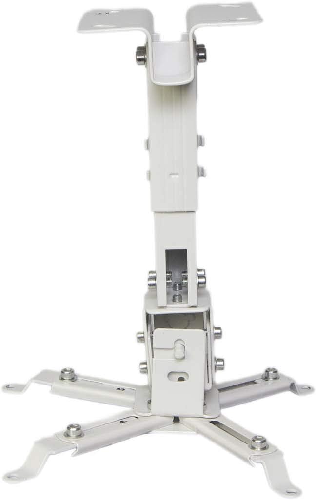 Luxburg Universal Wall/Ceiling Projector Mounting Bracket Kit 10-20 cm Holds 15kg 30 Degrees White : Electronics