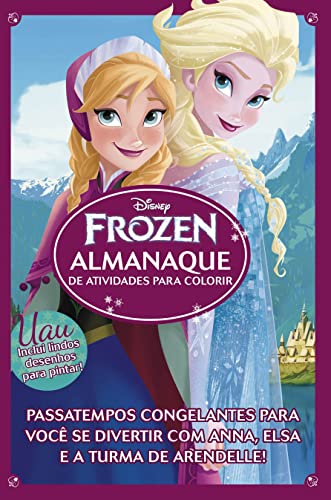 Frozen – Almanaque de atividades para colorir