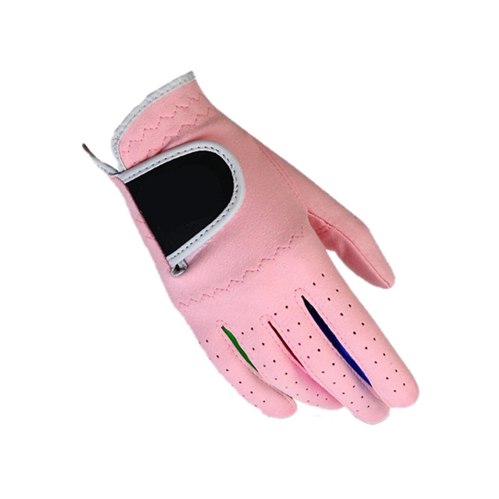 2 paia di guanti da golf in tessuto assorbente del sudore, antiscivolo, morbidi, traspiranti, for ragazzi e ragazze, sportivi per Adulta
