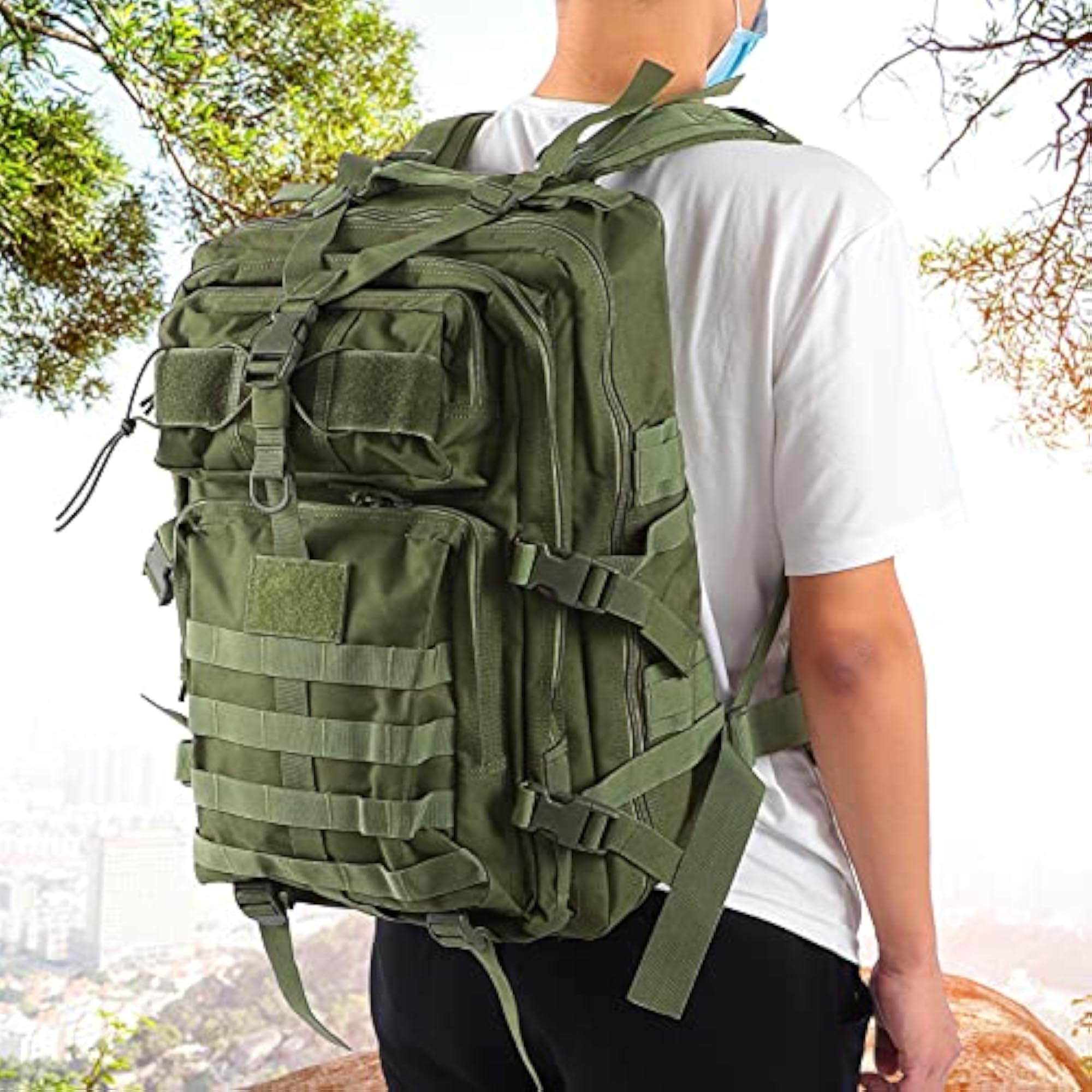 Durable Adjustable Camping Backpack