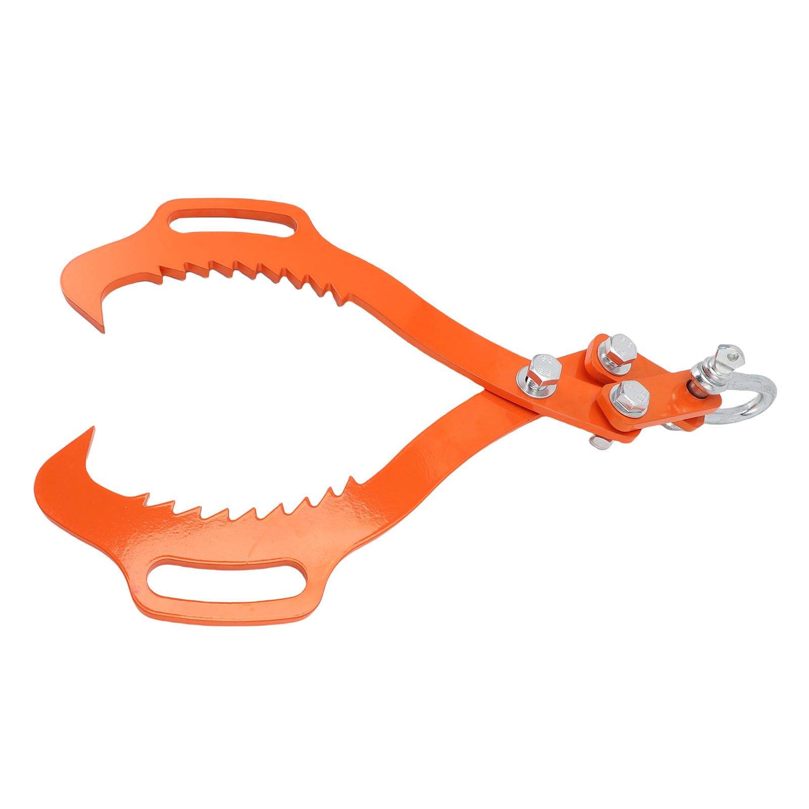 Alloy Steel Log Lifting Tongs Claw Hook, Multifunctional Wood Grabber Heavy Duty Grapple Timber Claw for Handling, Dragging Carrying, Ideal for Lumber Skidding