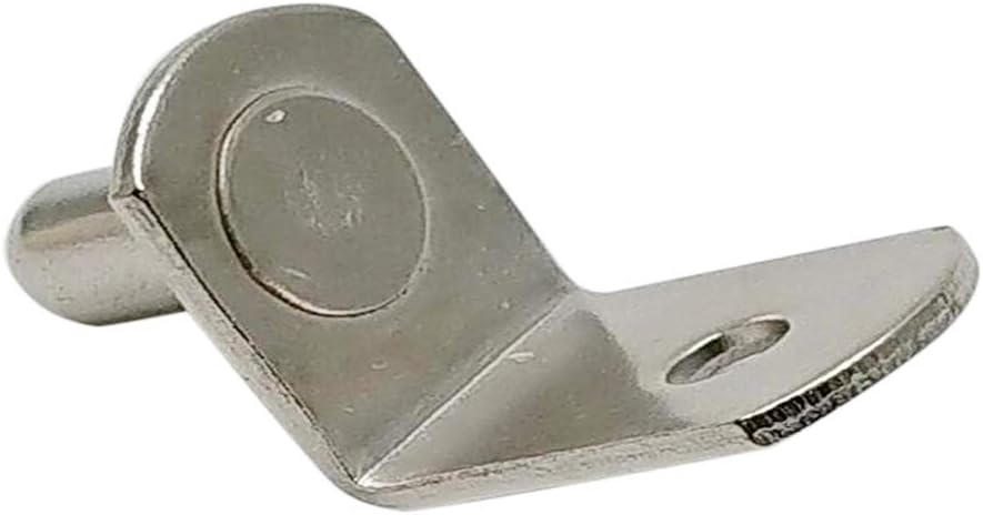 Axe Sickle 30pcs Shelf Support Pegs 6mm L-Shaped Shelf Support Nickel Plated Shelf Bracket Pegs for Furniture & Bookcase Shelf Cabinet Closet Shelf Pins Support with Hole.: Home Improvement