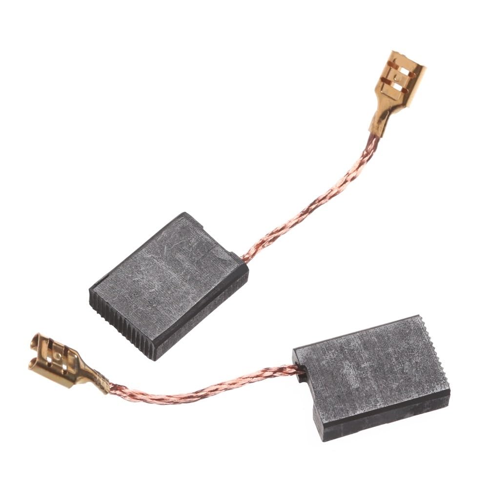 10 szt. grafitowych miedzianych szczotek węglowych do elektronarzędzi – wiertarka elektryczna i szlifierka węglowa (6 x 16 x 22 mm)