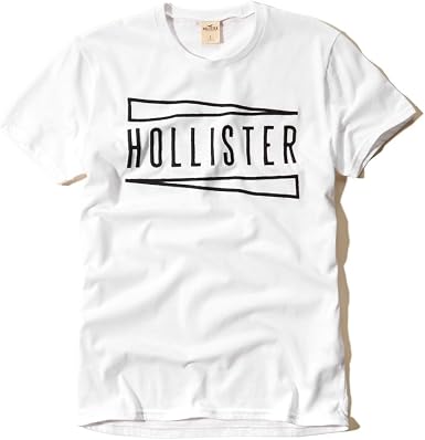 Hollister Mens Classic T-Shirt in White 