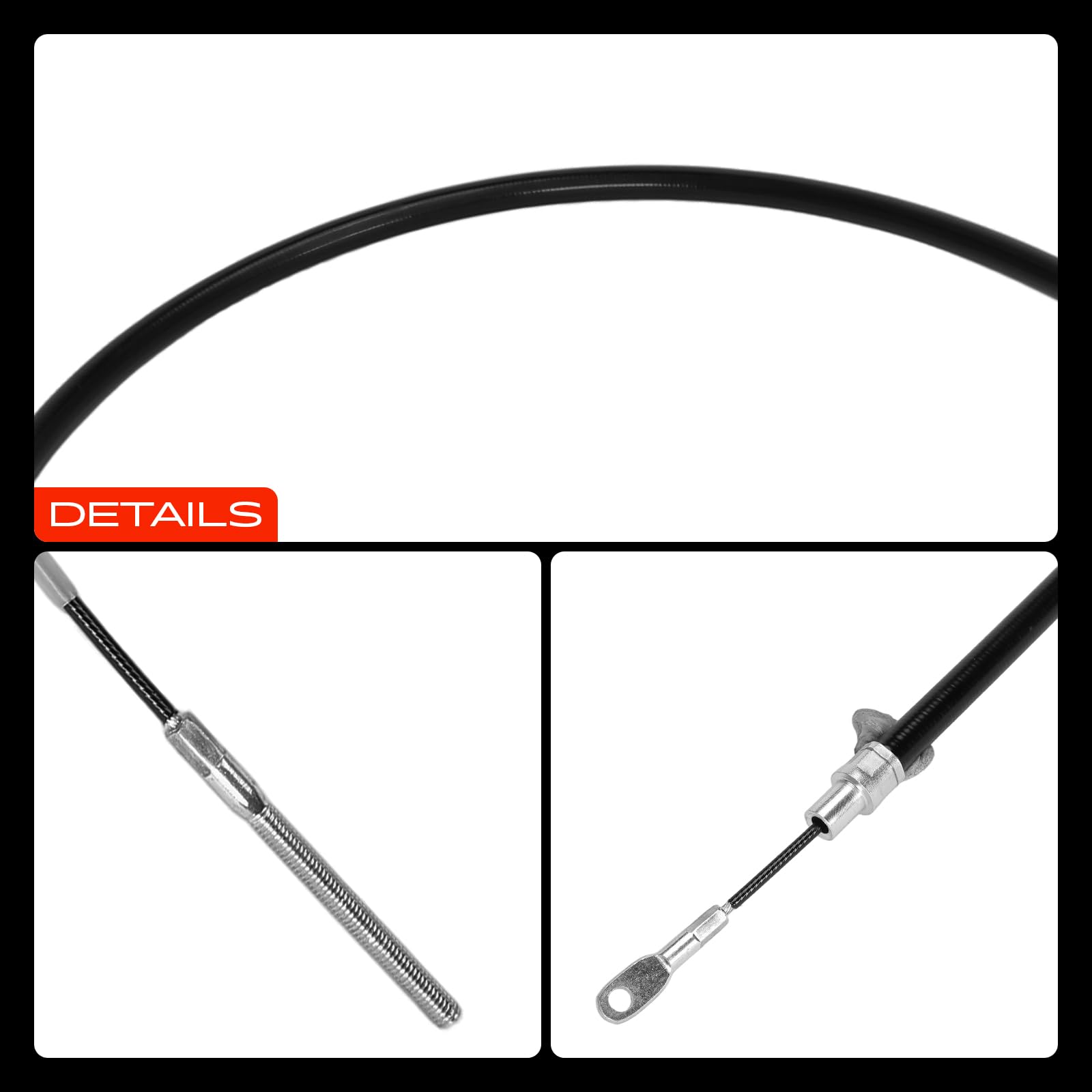 Frankberg 2x Handbremsseil Seilzug Hinten Links Rechts Kompatibel mit 3er Cabriolet E36 3er E36 3er Touring E36 3er Coupe E36 Replace# C95046