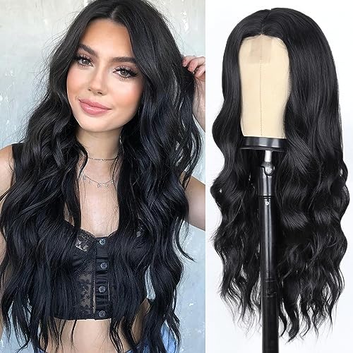 WERD Long Black Wavy Wig