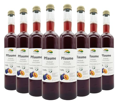 BLEICHHOF Pflaumensaft - Direktsaft vegan (8x0 47l)