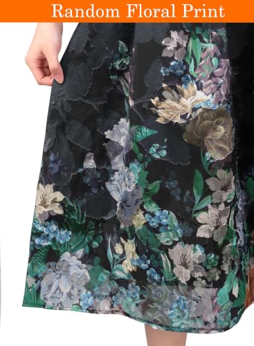 Image of VFSHOW Womens Work Business Casual Church Pockets Belted A-Line Midi Dress