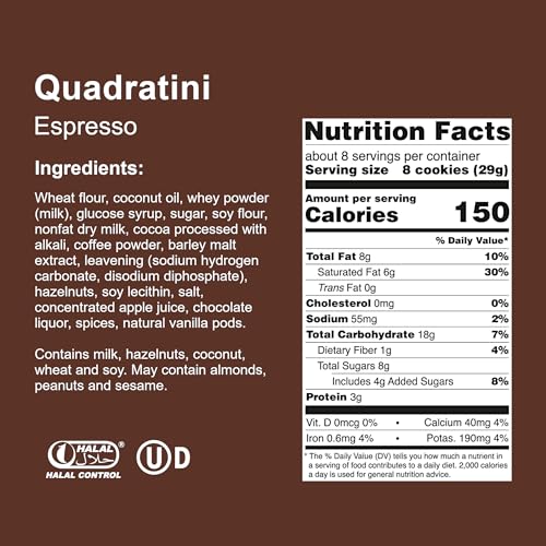 Image of Loacker Quadratini Breakfast Pack: Cappuccino, Espresso & Blueberry-Yogurt