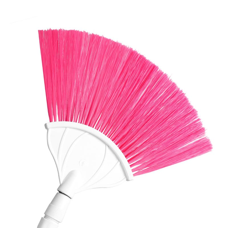 Image of DAILY CARE Multipurpose Cleaning Broom | Durable and Lightweight Broom for Home, Office, and Outdoor Use, Ideal for Sweeping Floors, Carpets (Pink)
