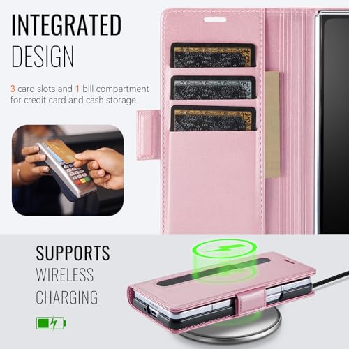 Coque Samsung Z Fold 7 Charnière Protégée Or Rose Solide - 2