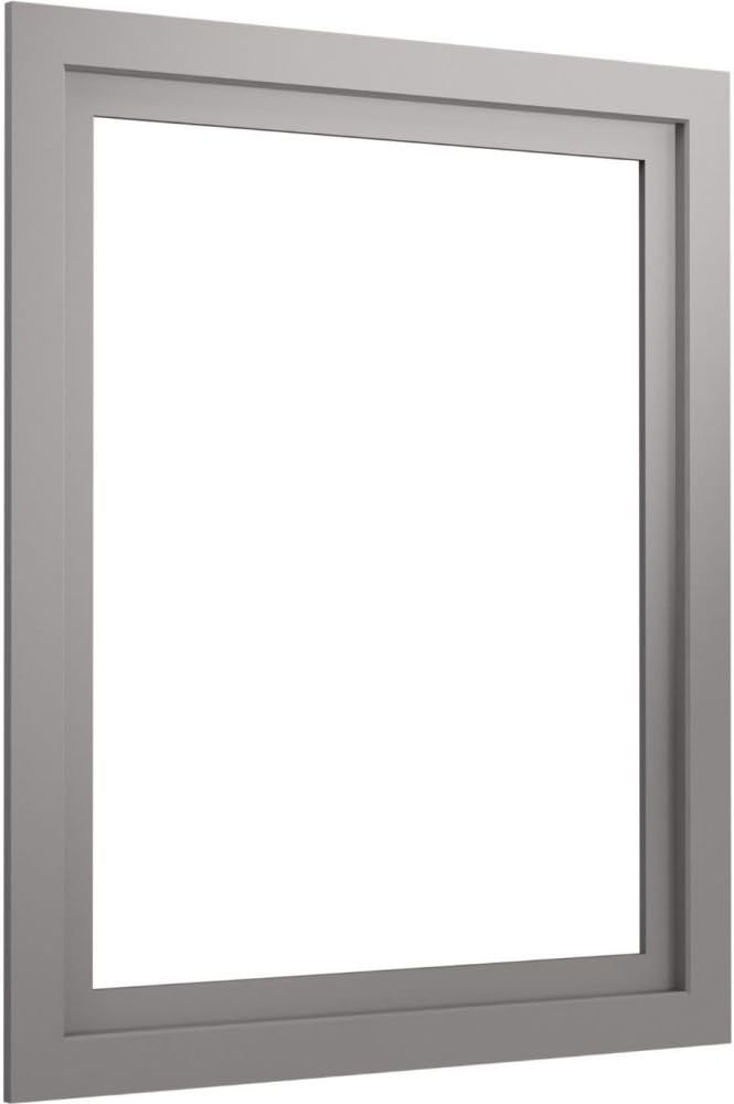 KOHLER 99663-24-1WA Poplin 24-Inch Wide Medicine Cabinet Surround, Linen White