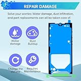 BESJMYT 3PCS Waterproof Screen Sealing Adhesive Tape for Samsung Galaxy S22 Ultra Waterproof Seal Sticker Tape Seal Sticker Glue Replacement Part for Samsung s22 Ultra SM-S908U SM-S908U1 - Image 4