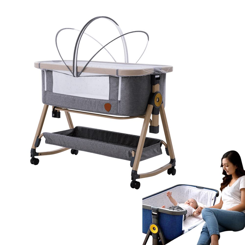 Amazon.co.jp: Esluveベビーベッド 折りたたみ 持ち運び ベビーベッド  