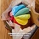 HABA Baby Regenbogenball – Greifball ab 6 Monaten mit Rassel, Knister- & Quietscheffekten – Fördert Motorik & Sinne – Geschenkidee für Jungen & Mädchen – 1003672001