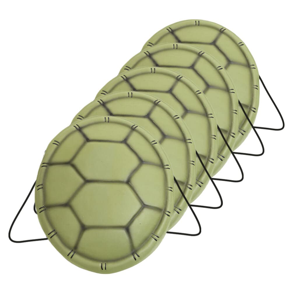 SAFIGLE Juego de 5 Piezas de Concha de Tortuga para Disfraz de Halloween, Disfraces de Cosplay de Halloween novedosos para niños, Fiesta de Disfraces de Halloween con Concha de Tortuga para Adultos