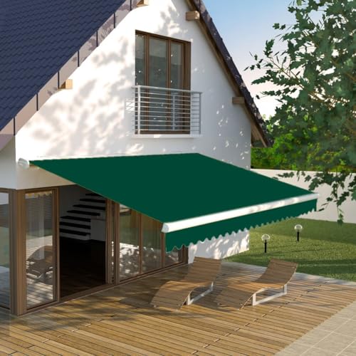 Toile pour auvent rétractable et imperméable de terrasse 4m