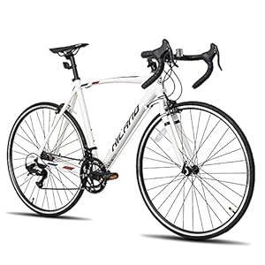 HILAND 700c, Racefiets, 14 versnellingen, licht aluminium frame, 28 inch racefiets, voor woon-werkverkeer in de stad, voor mannen en vrouwen