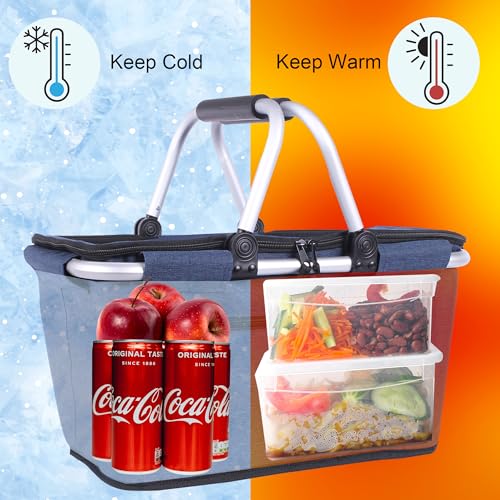Foldable Reusable Market Basket
