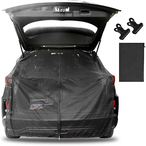 Mosquitera magnética transpirable para puerta trasera de automóvil, pantalla de malla transpirable para SUV, MPV, privacidad, protección UV,
