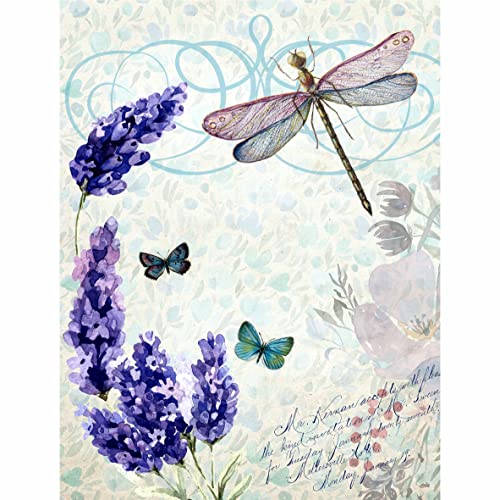 Bees & Birds Mulberry Rice Paper, 20.5 x 26.5cm - Image 3