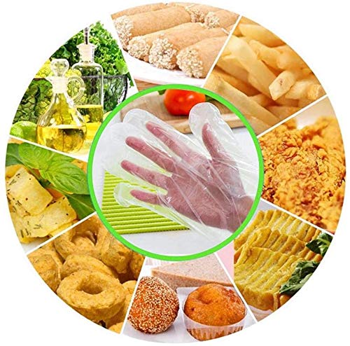 Plastic Gloves Disposable1000 Pack Clear Food Service Plastic Gloves - Thumbnail 3