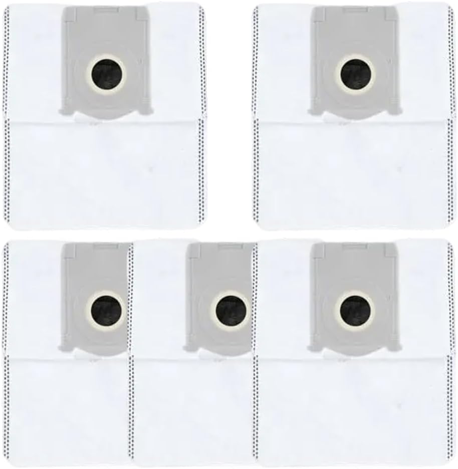 5 Pack Non-Woven Dust Bags for ECOVACS for DEEBOT X8/ T50/ T50T30C Pro/ DDB030041 Vacuum Cleaner Replacement Bags Home Floor Dust Cleaning Spare Parts